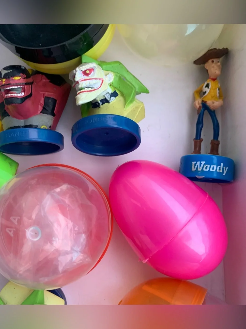 Vintage Disney Pixar Toy Story & Marvel Gacha Toy Vending Capsules & Collectible